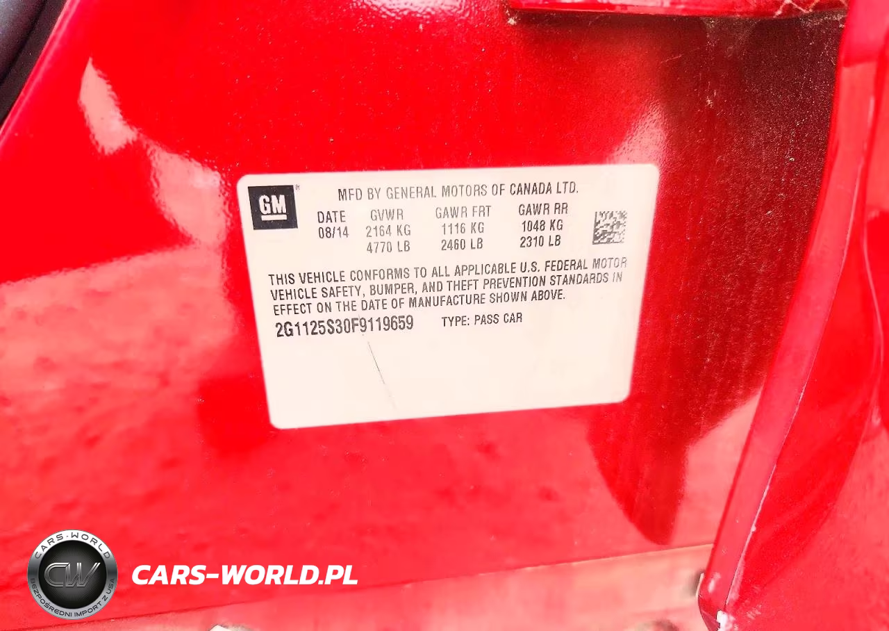 2015 Chevrolet Impala Lt VIN:2G1125S30F9119659 - 12