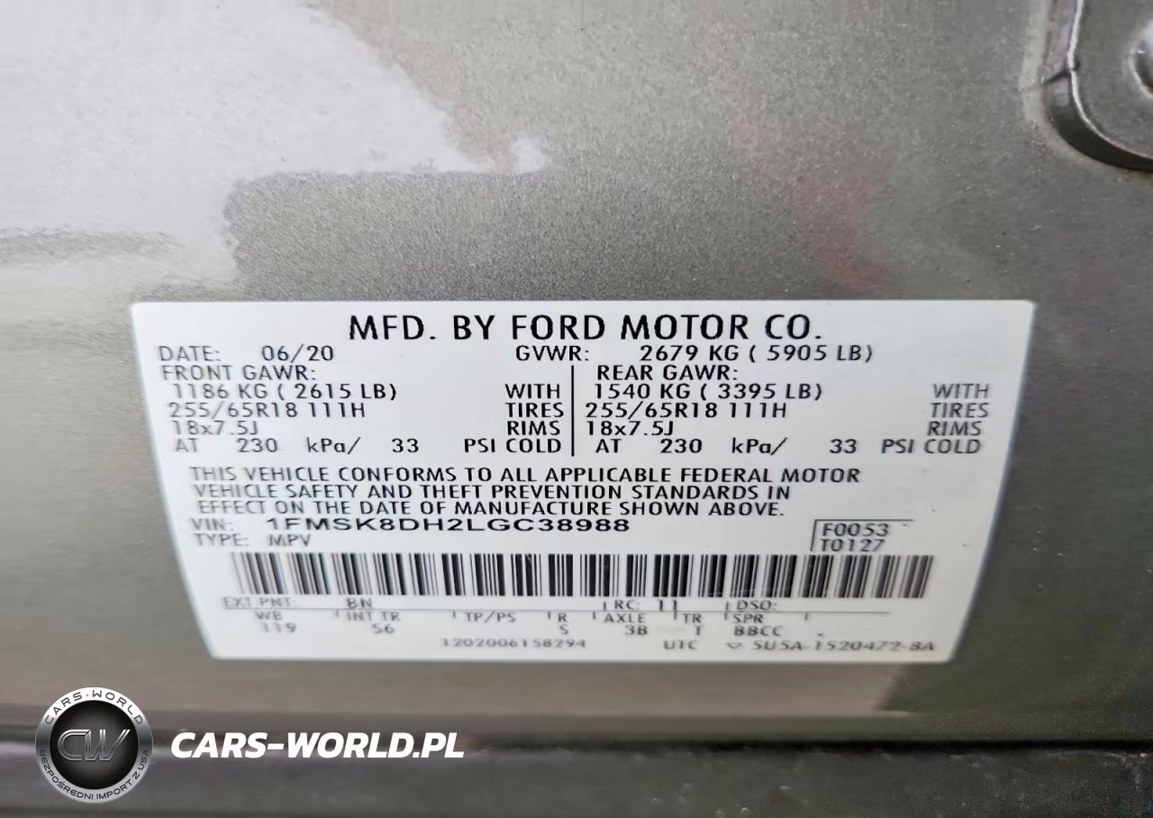 2020 Ford Explorer Xlt VIN:1FMSK8DH2LGC38988 - 13