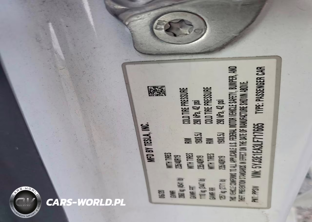 2020 Tesla Model 3 VIN:5YJ3E1EA3LF717665 - 12