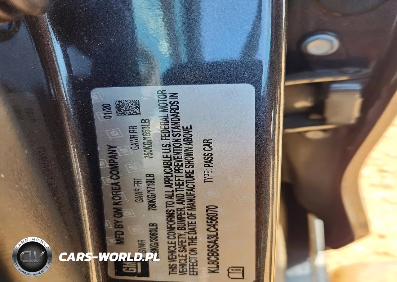 2020 Chevrolet Spark Ls VIN:KL8CB6SA3LC456070 - 13