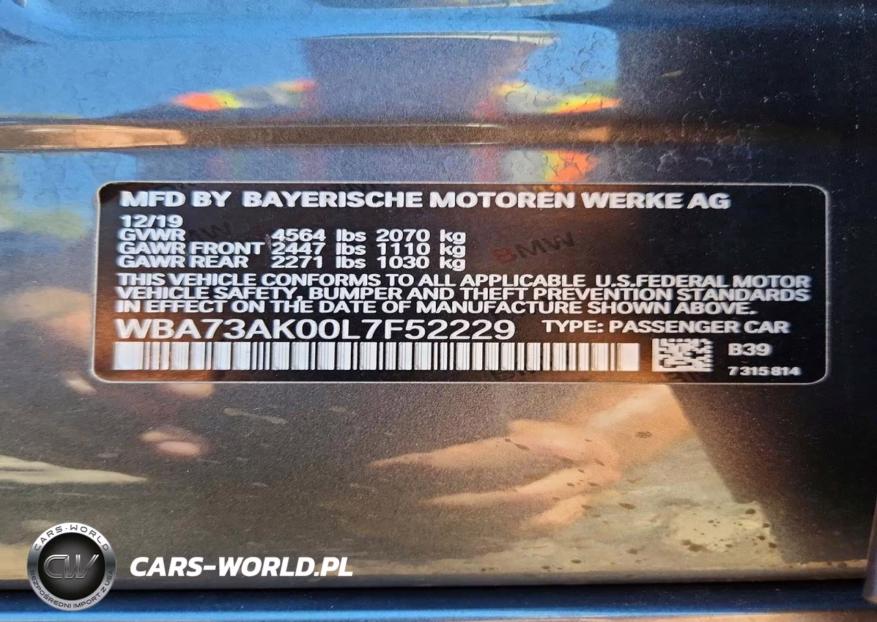 2020 BMW 228Xi VIN:WBA73AK00L7F52229 - 13