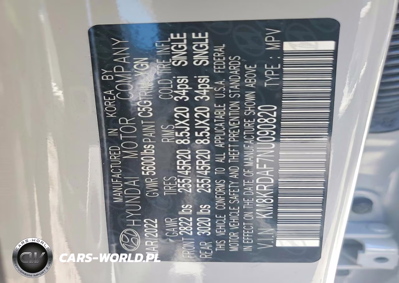 2022 Hyundai Ioniq 5 Limited VIN:KM8KRDAF7NU090820 - 12