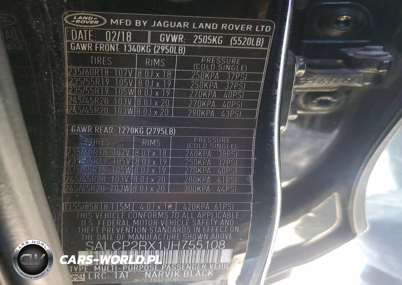 2018 Land Rover Discovery Sport Se VIN:SALCP2RX1JH755108 - 13