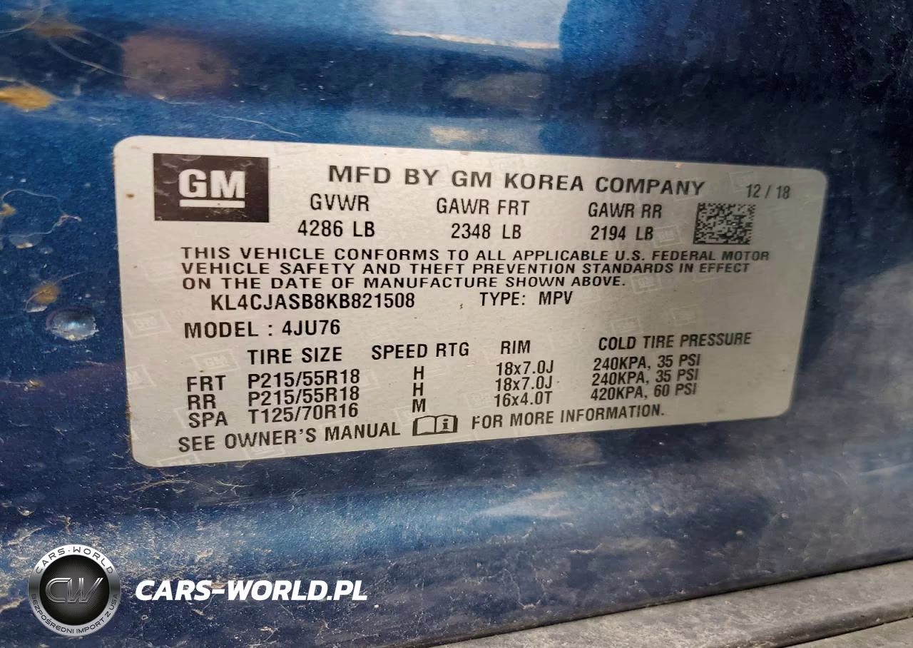 2019 Buick Encore Preferred VIN:KL4CJASB8KB821508 - 13