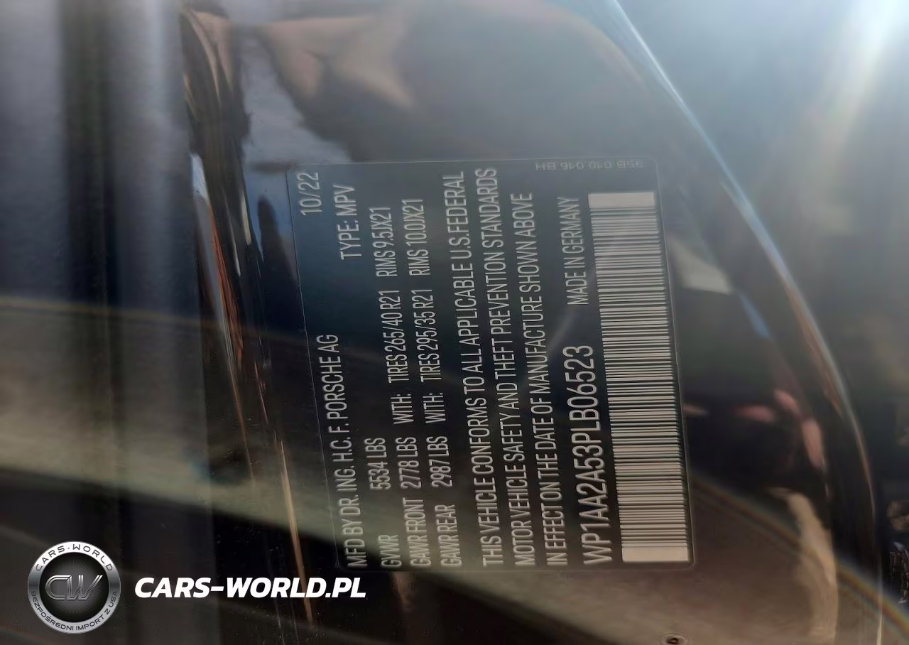 2023 Porsche Macan Base VIN:WP1AA2A53PLB06523 - 13