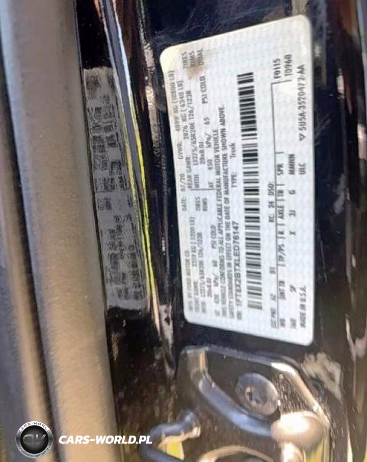 2020 Ford F250 Super Duty VIN:1FT7W2BT7LEE99371 - 12
