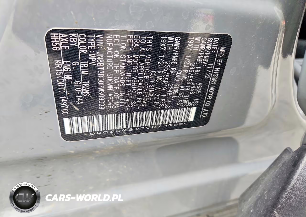 2023 Nissan Rogue Platinum VIN:JN8BT3DD0PW309039 - 12