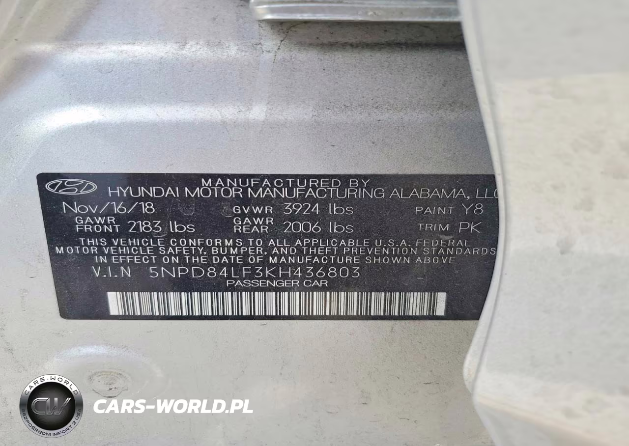 2019 Hyundai Elantra Sel VIN:5NPD84LF3KH436803 - 12