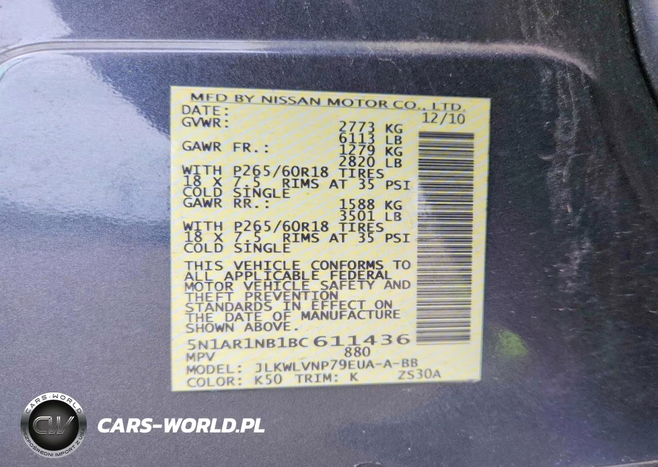 2011 Nissan Pathfinder S VIN:5N1AR1NB1BC611436 - 13