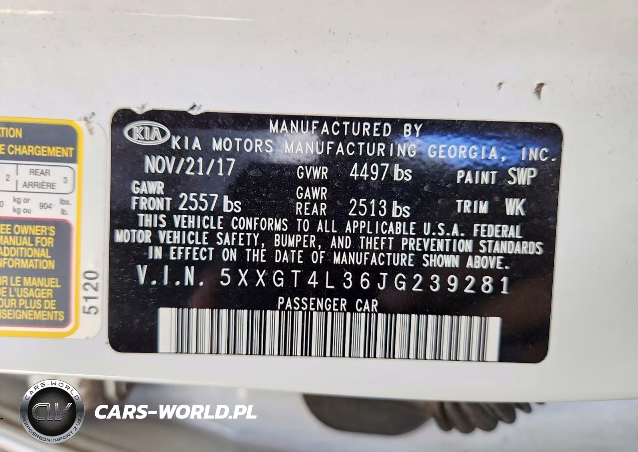 2018 Kia Optima Lx VIN:5XXGT4L36JG239281 - 12