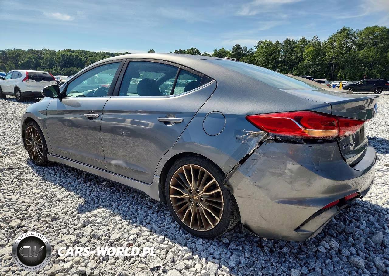 2018 Hyundai Elantra Sport VIN:KMHD04LBXJU515650 - 2