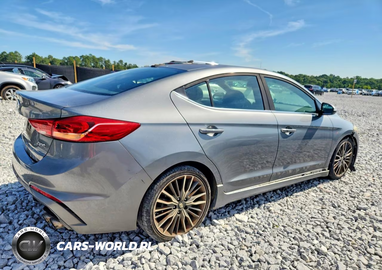 2018 Hyundai Elantra Sport VIN:KMHD04LBXJU515650 - 3