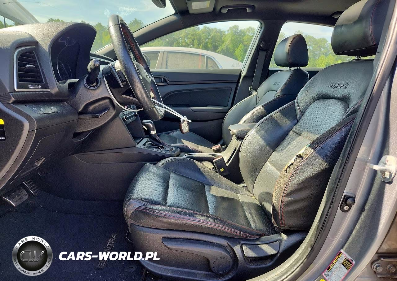 2018 Hyundai Elantra Sport VIN:KMHD04LBXJU515650 - 7