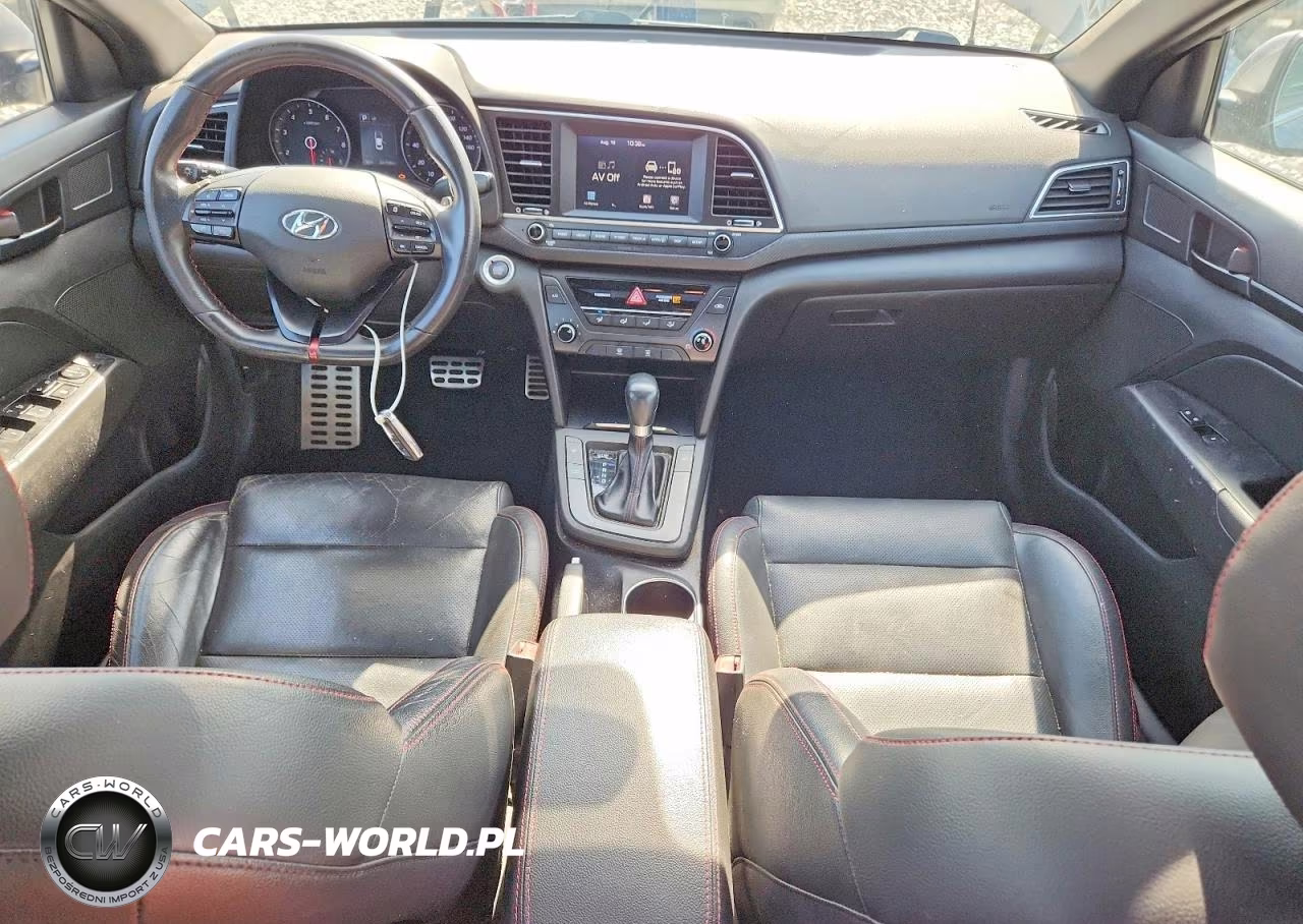 2018 Hyundai Elantra Sport VIN:KMHD04LBXJU515650 - 8