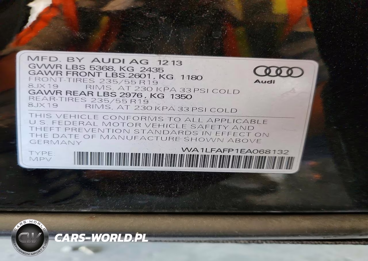 2014 Audi Q5 Premium Plus VIN:WA1LFAFP1EA068132 - 13