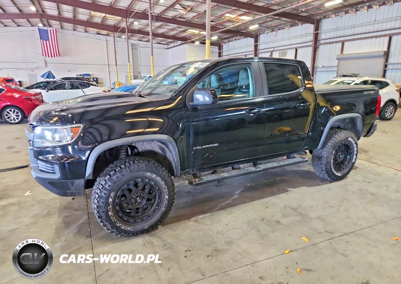 2021 Chevrolet Colorado Zr2 VIN:1GCGTEEN6M1103303 - 1