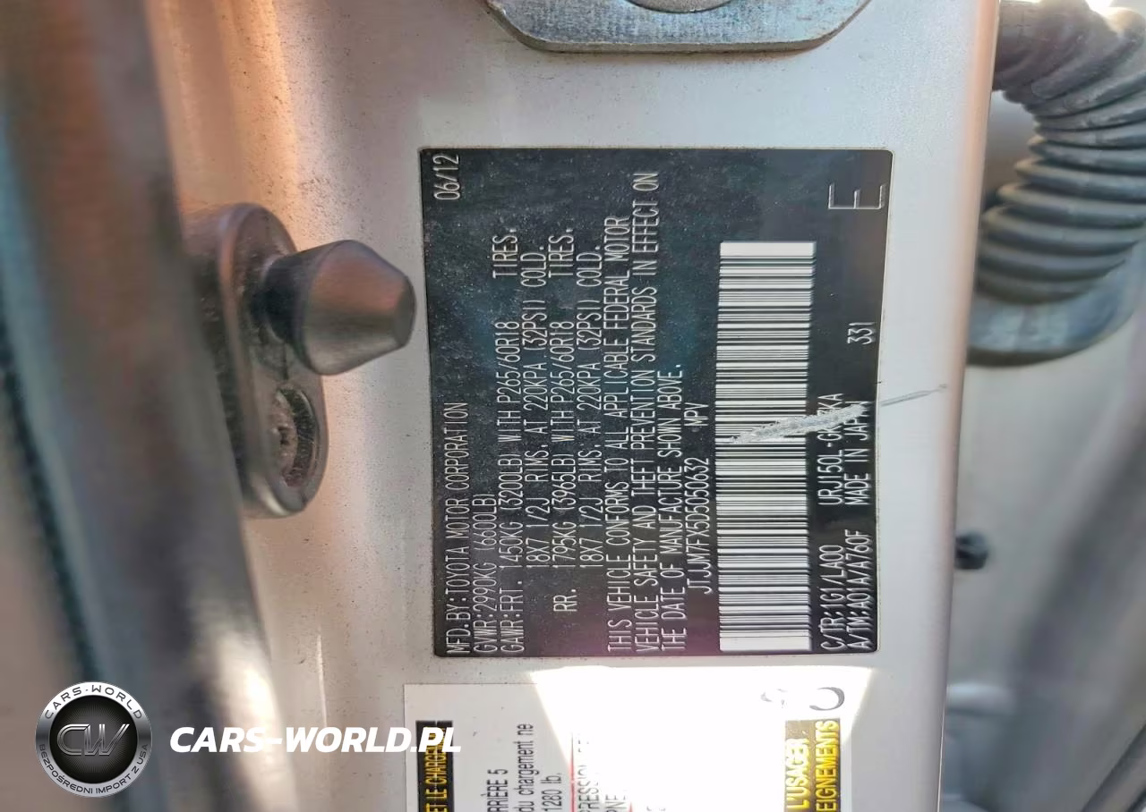 2013 Lexus Gx 460 Premium VIN:JTJJM7FX5D5050632 - 13