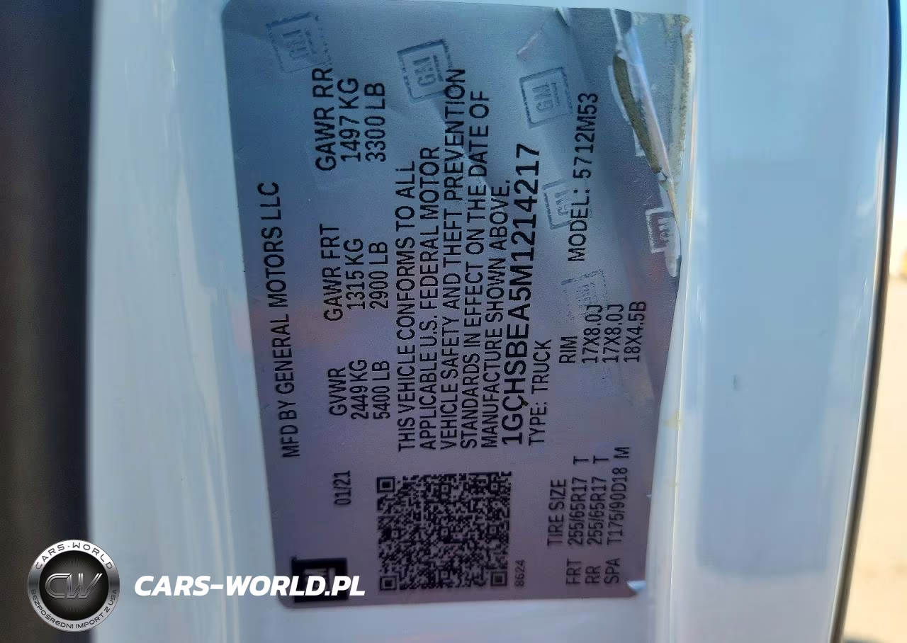 2021 Chevrolet Colorado VIN:1GCHSBEA5M1214217 - 12
