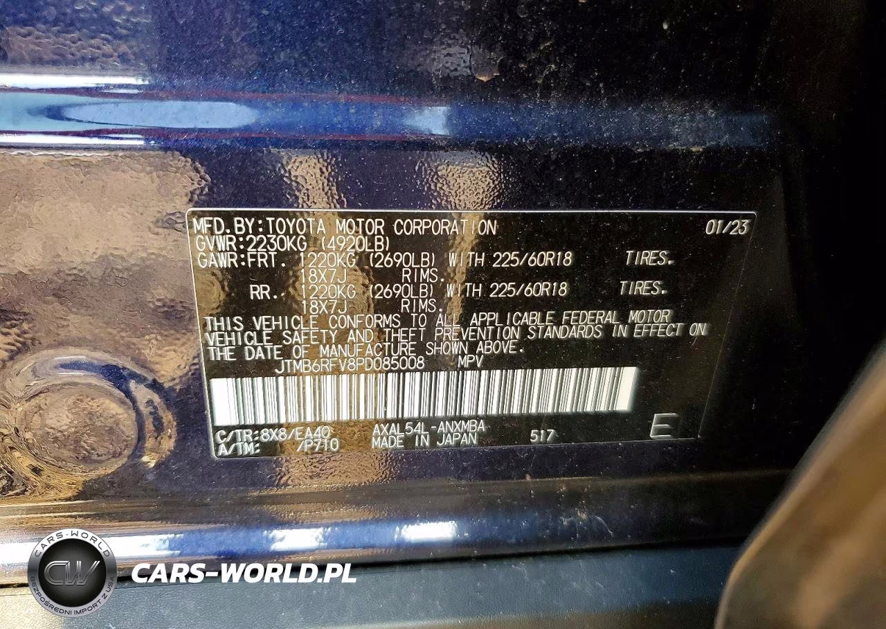 2023 Toyota Rav4 Xle Premium VIN:JTMB6RFV8PD085008 - 13