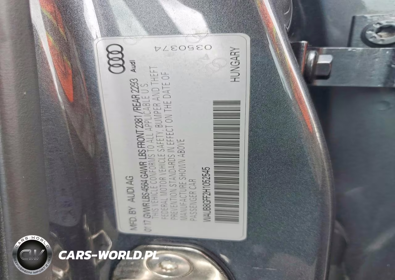 2017 Audi A3 Premium VIN:WAUB8GFF2H1052545 - 12