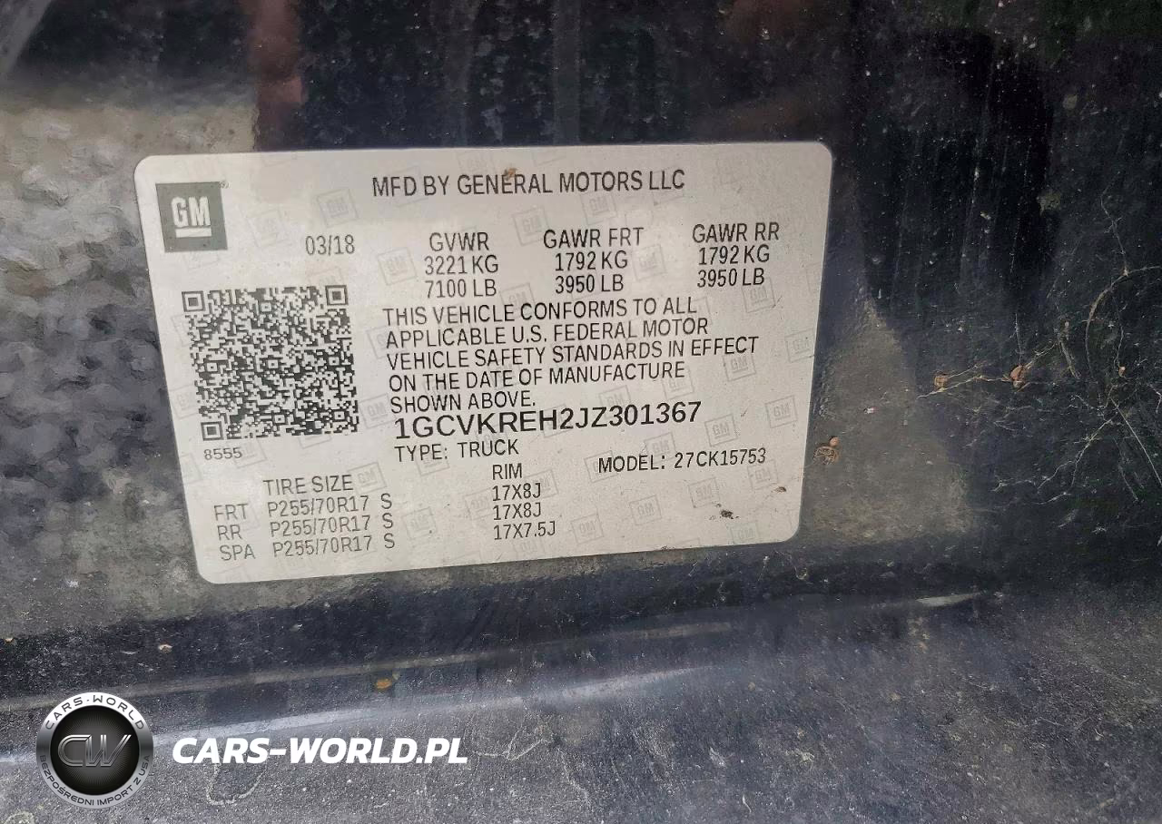 2018 Chevrolet Silverado K1500 Lt VIN:1GCVKREH2JZ301367 - 12