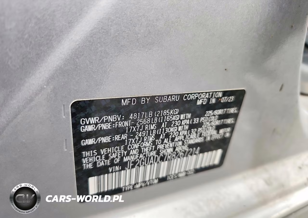 2024 Subaru Crosstrek Premium VIN:JF2GUADC7R8267214 - 12