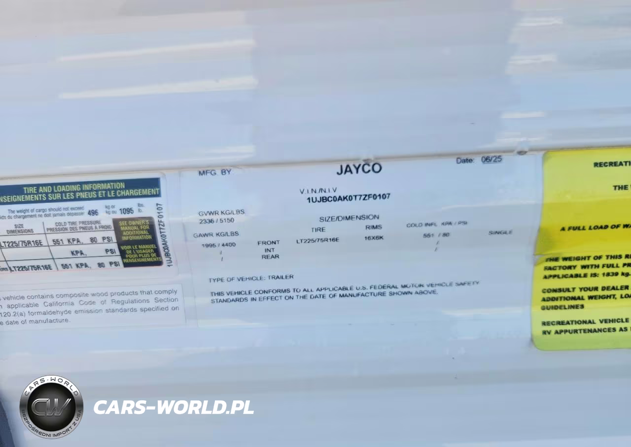 2026 Jayco Jay Flight Camper VIN:1UJBC0AK0T7ZF0107 - 10