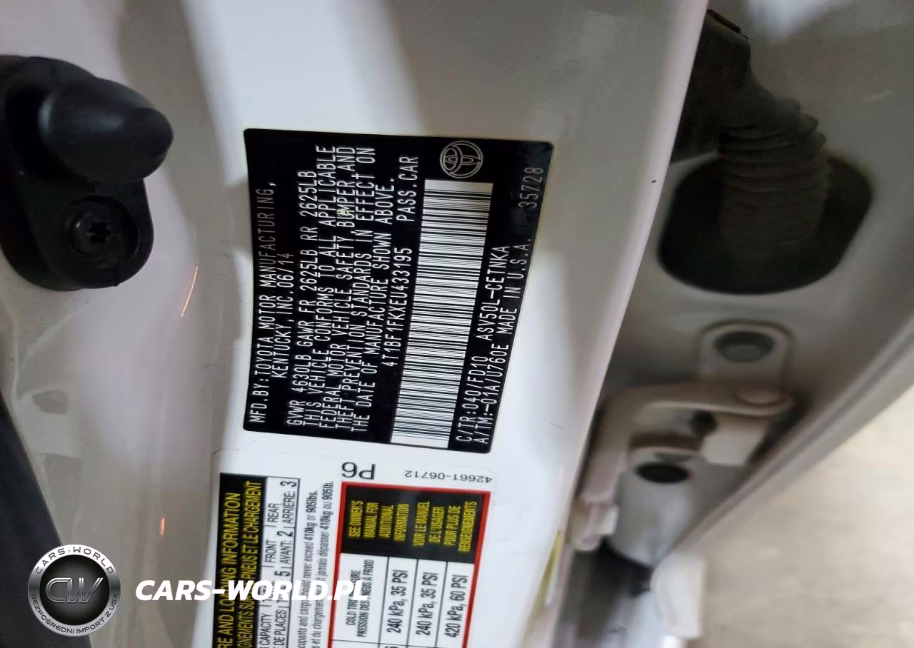 2014 Toyota Camry L VIN:4T1BF1FKXEU433195 - 12