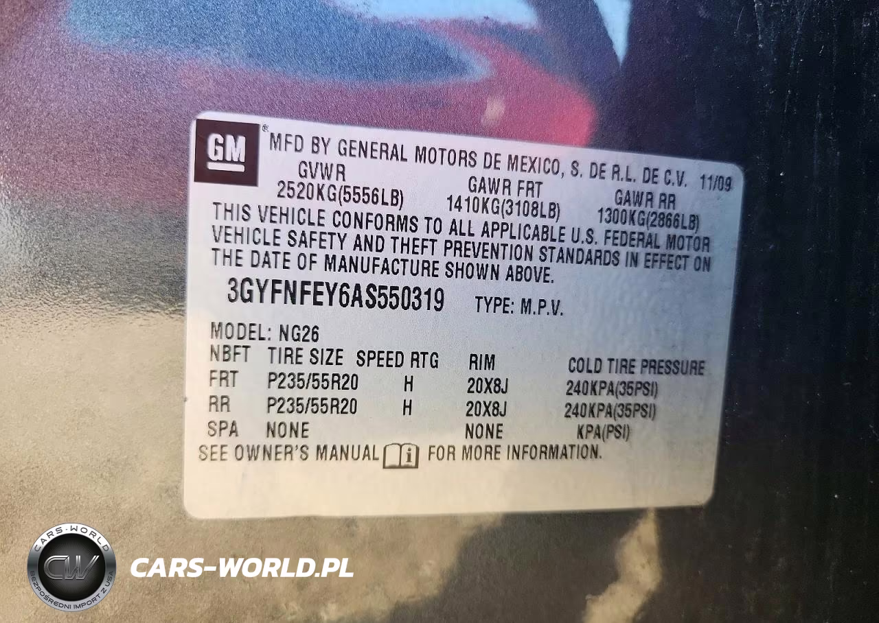 2010 Cadillac Srx Premium Collection VIN:3GYFNFEY6AS550319 - 12