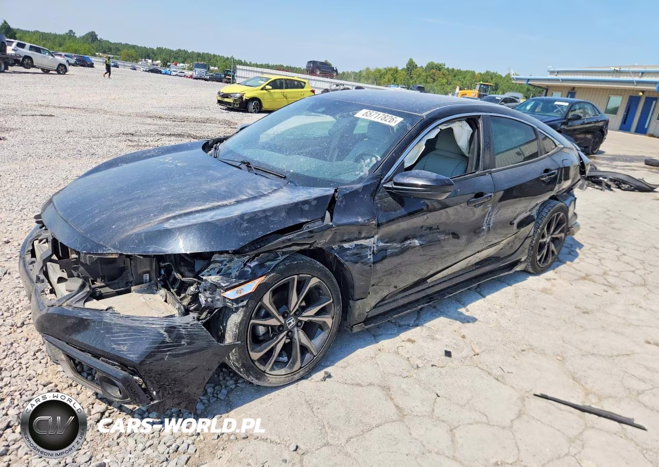 2019 Honda Civic Sport VIN:19XFC2F86KE043696 - 1