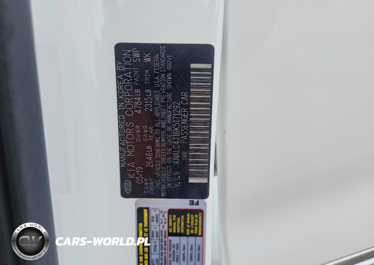 2019 Kia Cadenza Technology VIN:KNALC4J16K5171292 - 12