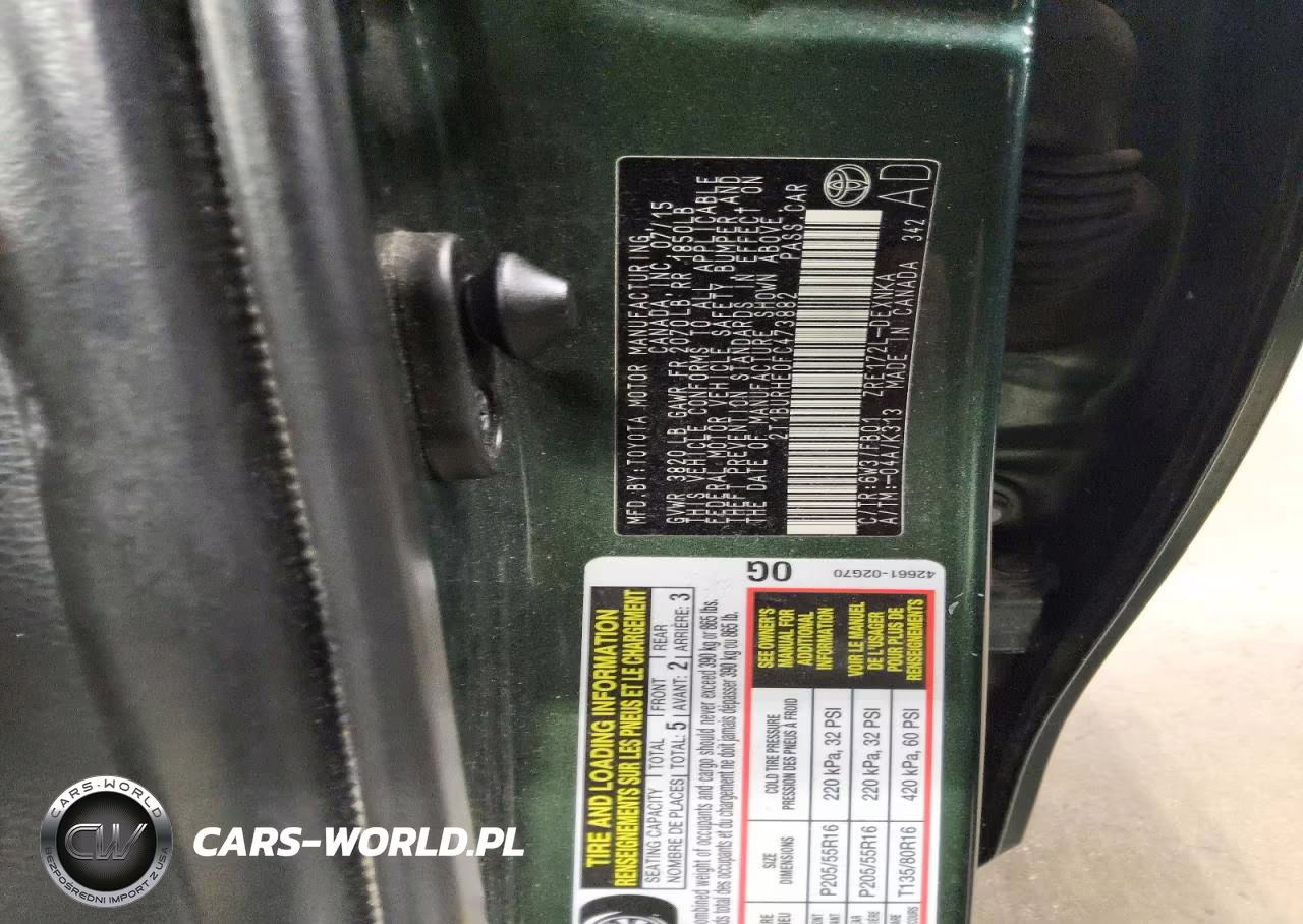 2015 Toyota Corolla Le VIN:2T1BURHE0FC473882 - 12