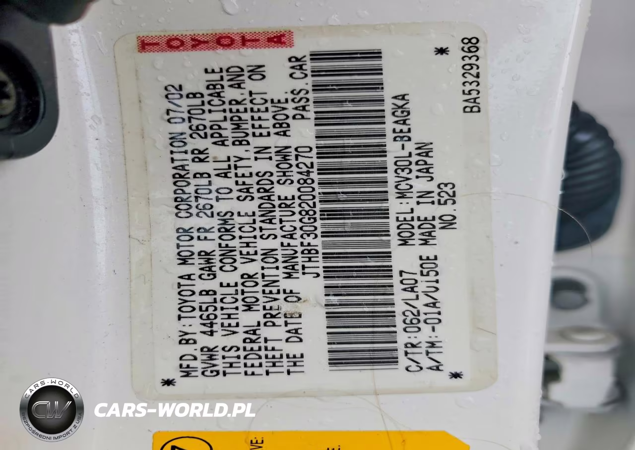 2002 Lexus Es 300 VIN:JTHBF30G820084270 - 12