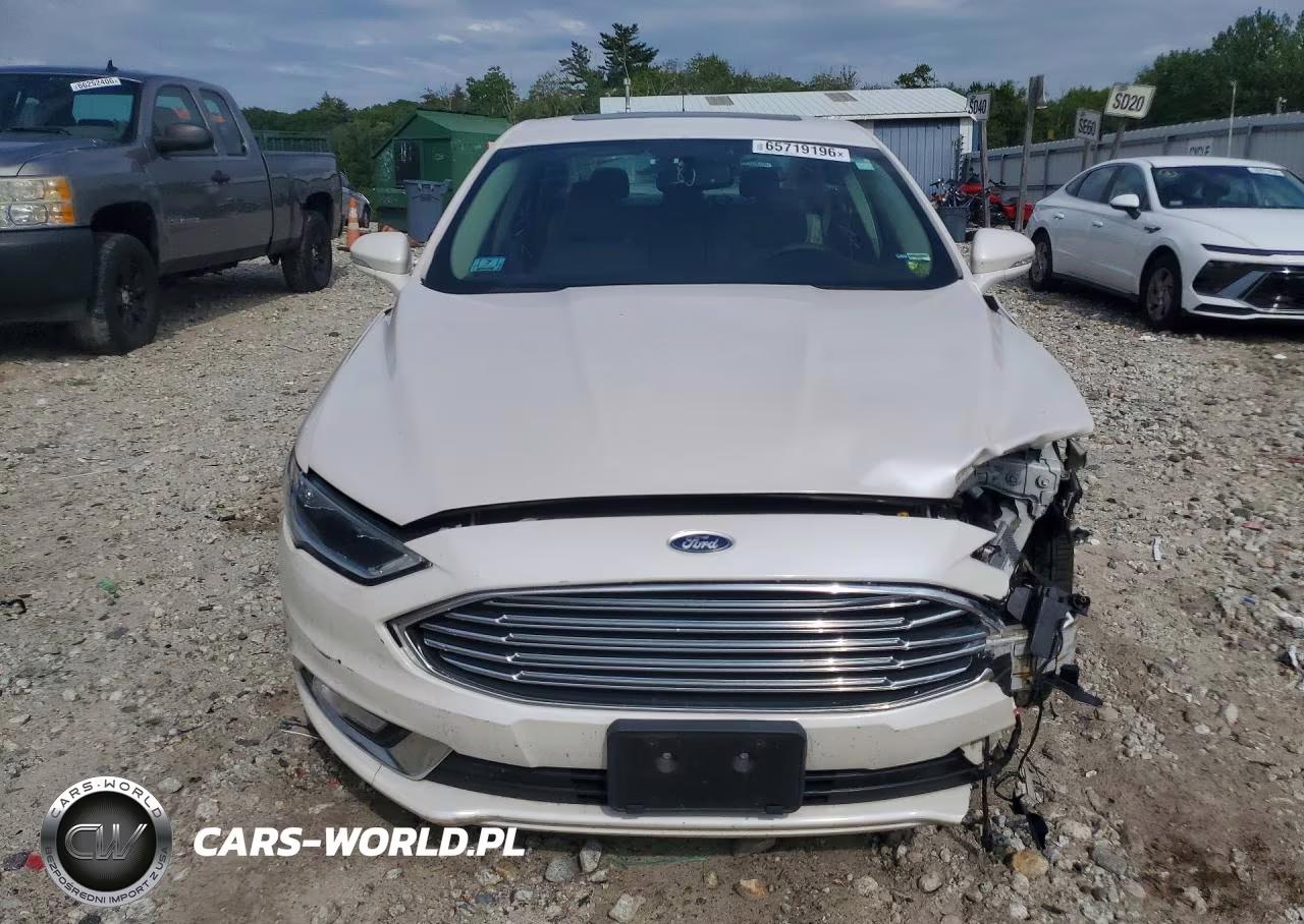 2017 Ford Fusion Se VIN:3FA6P0HD1HR160905 - 5