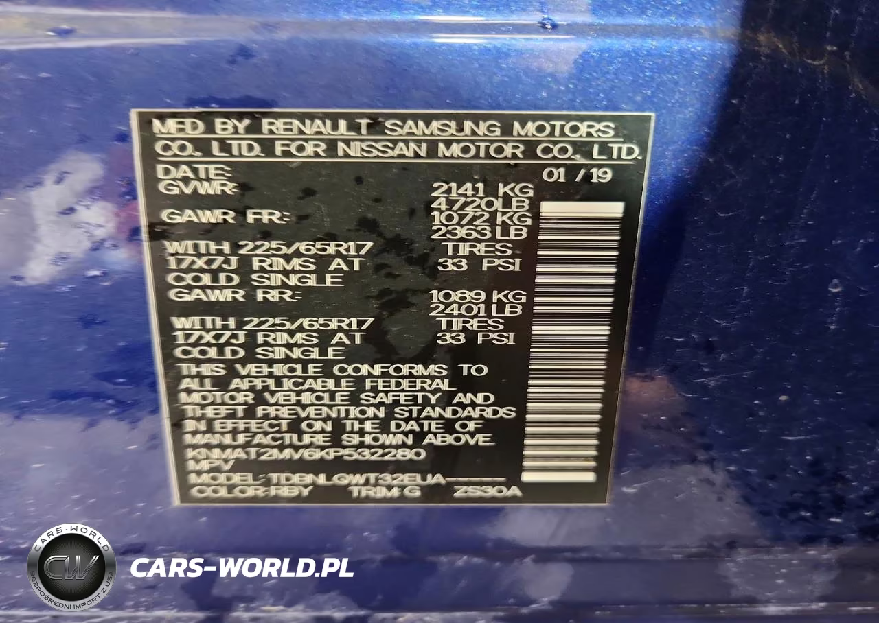 2019 Nissan Rogue Sv VIN:KNMAT2MV6KP532280 - 14