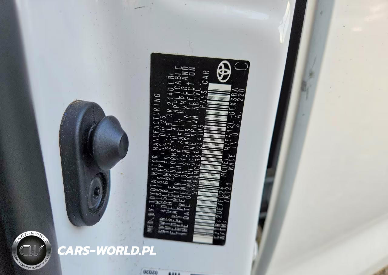 2025 Toyota Corolla Fx VIN:5YFB4MCE9SP244105 - 12