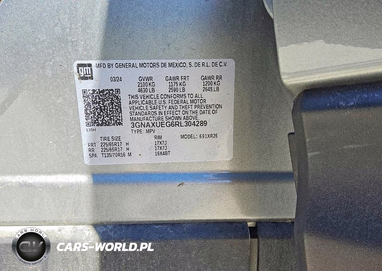 2024 Chevrolet Equinox Lt VIN:3GNAXUEG6RL304289 - 13