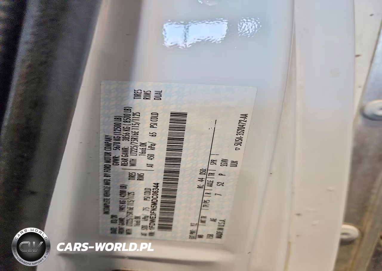 2021 Ford E350 Box Truck VIN:1FDWE3FN5MDC06344 - 13