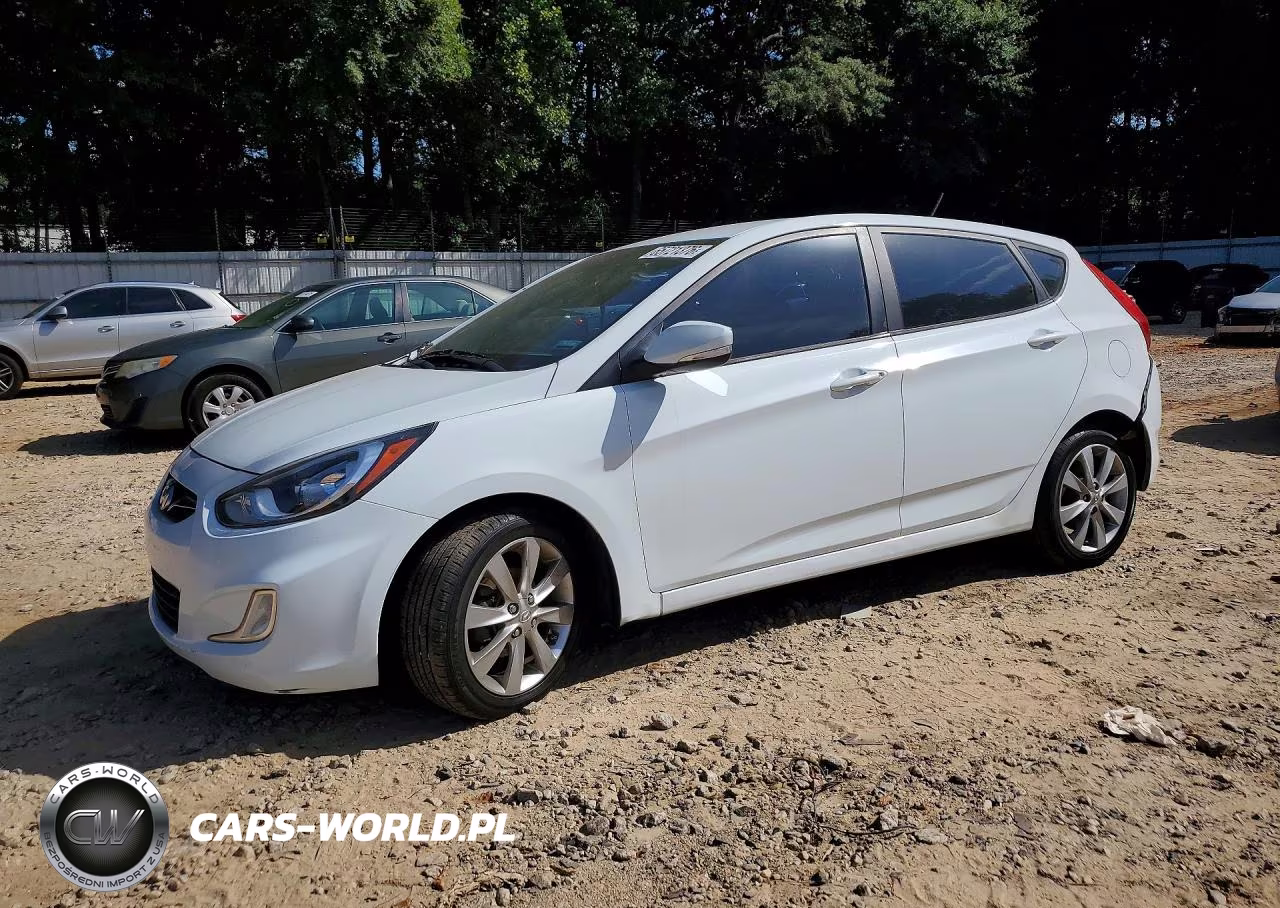2013 Hyundai Accent Se VIN:KMHCU5AE7DU133812 - 1