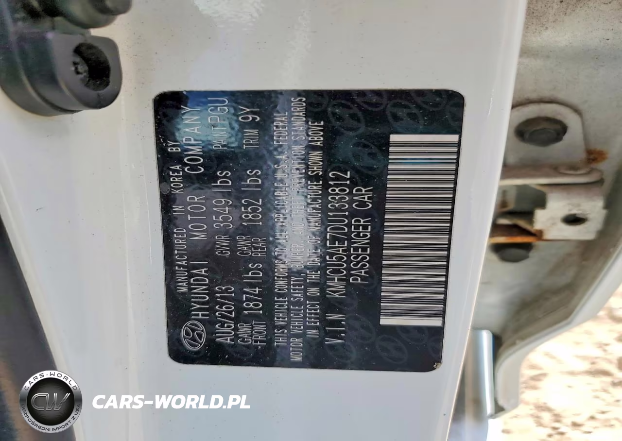 2013 Hyundai Accent Se VIN:KMHCU5AE7DU133812 - 12