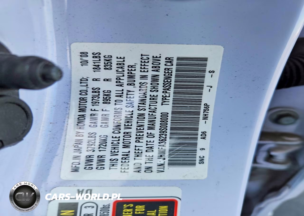 2009 Honda Civic Hybrid VIN:JHMFA36239S008000 - 12
