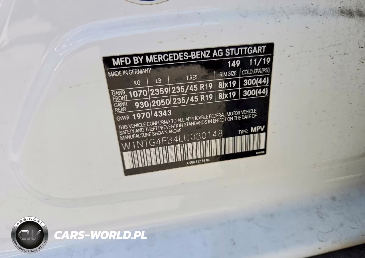 2020 Mercedes-Benz Gla 250 VIN:W1NTG4EB4LU030148 - 12