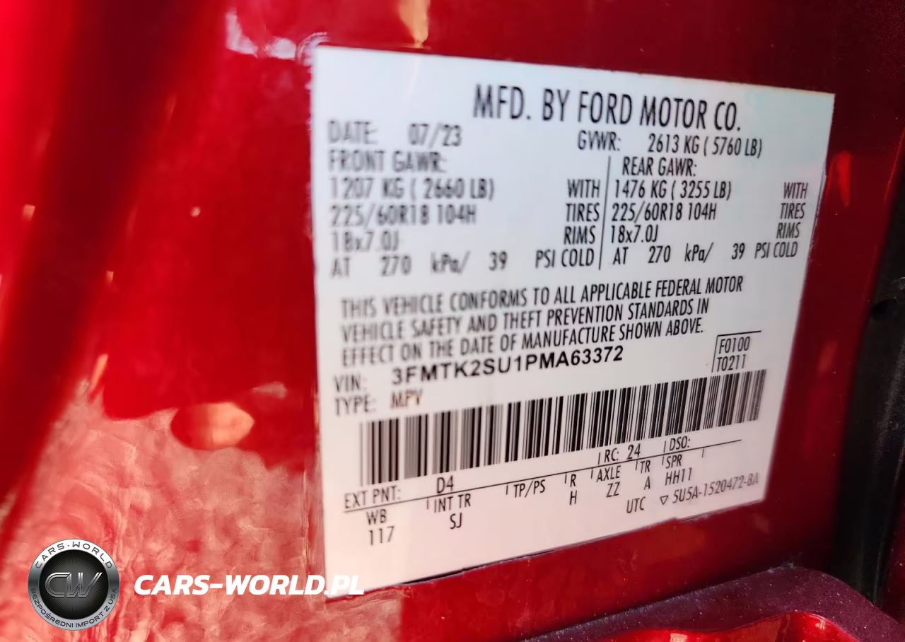 2023 Ford Mustang Mach-E California Route 1 VIN:3FMTK2SU1PMA63372 - 13
