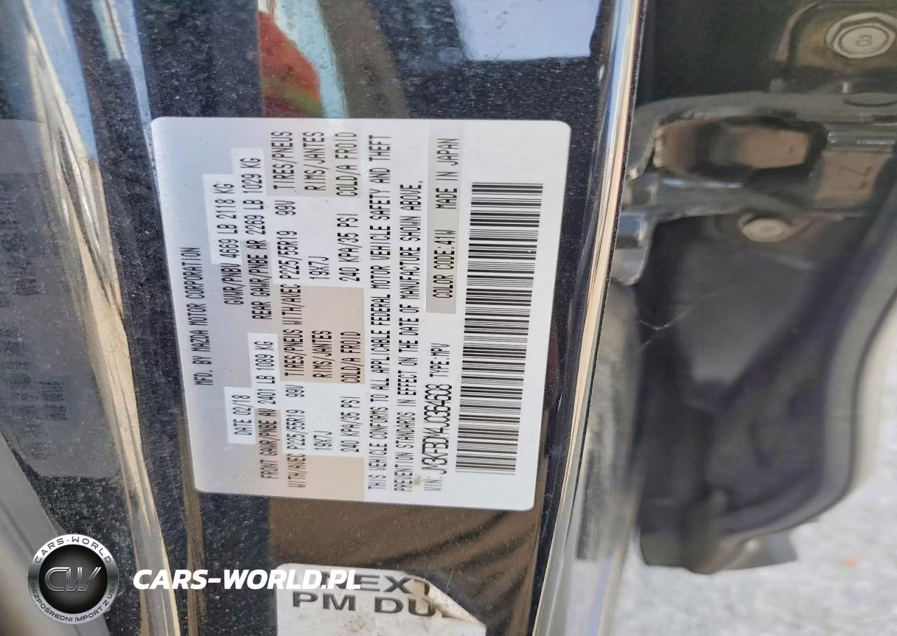 2018 Mazda Cx-5 Grand Touring VIN:JM3KFBDM4J0364608 - 13