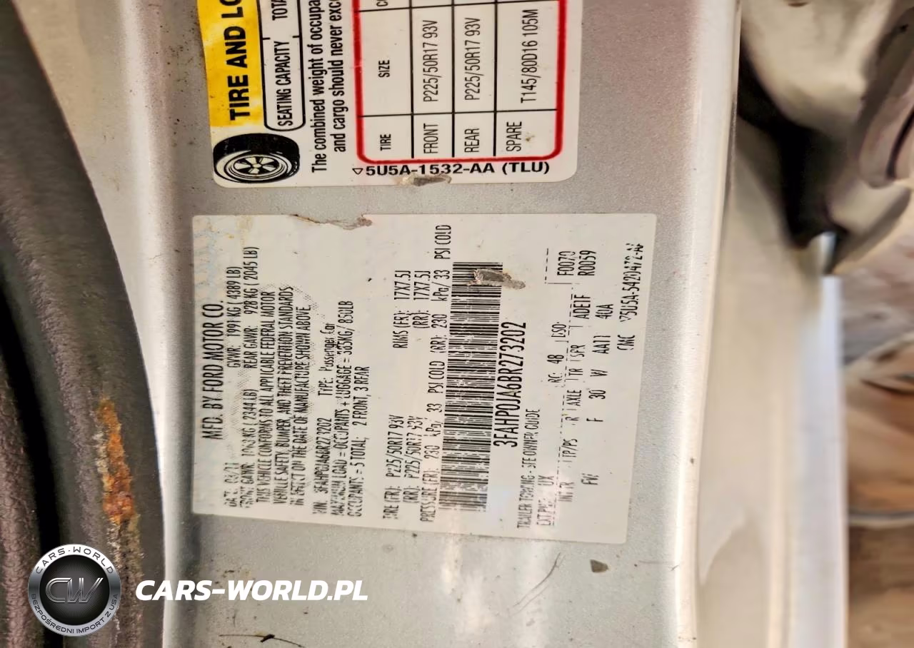 2011 Ford Fusion Sel VIN:3FAHP0JA6BR273202 - 12