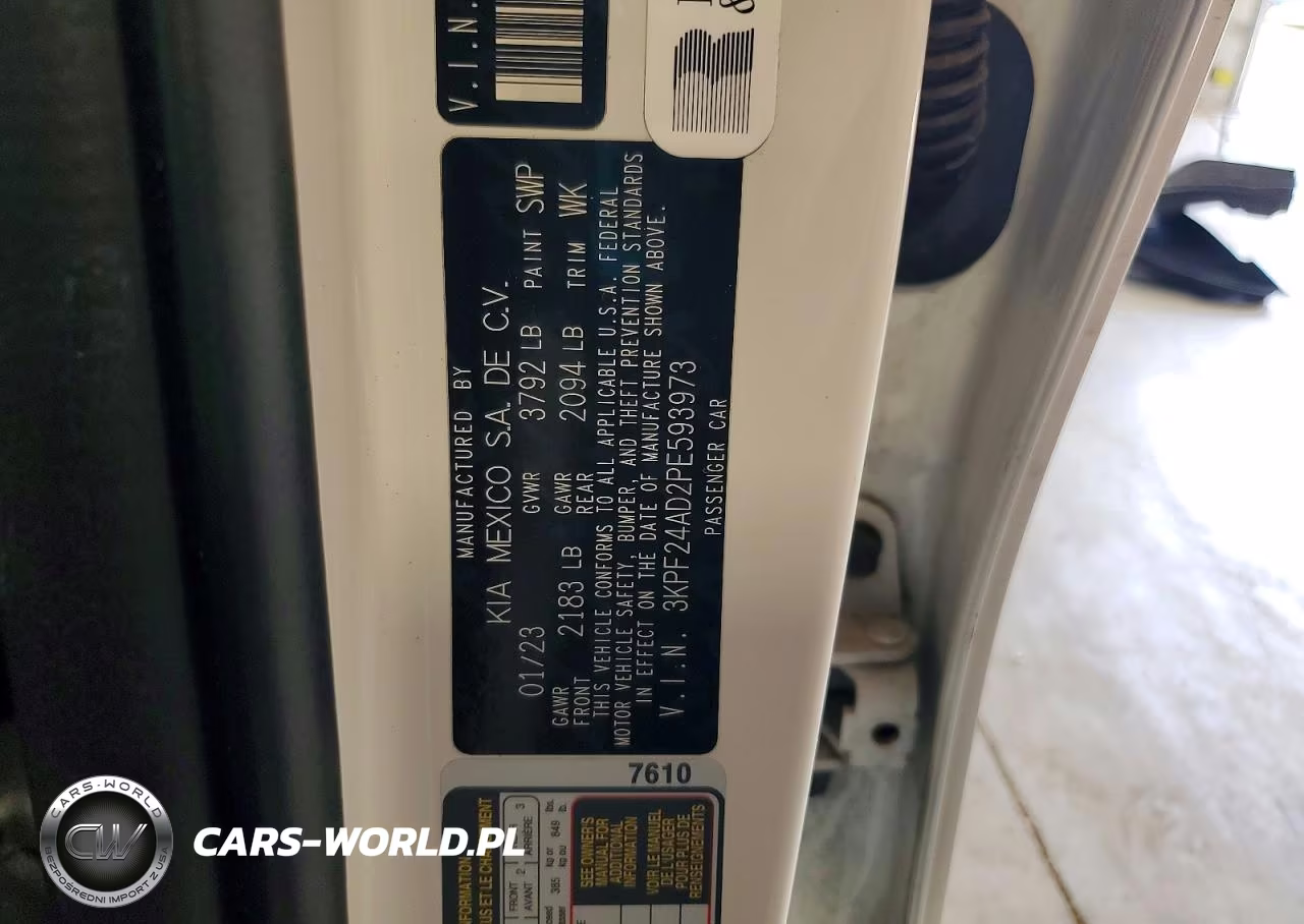 2023 Kia Forte Lxs VIN:3KPF24AD2PE593973 - 13