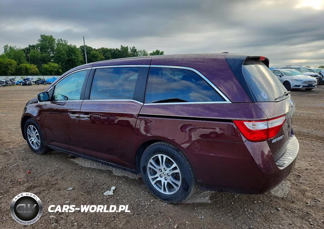 2013 Honda Odyssey Exl VIN:5FNRL5H67DB016319 - 2