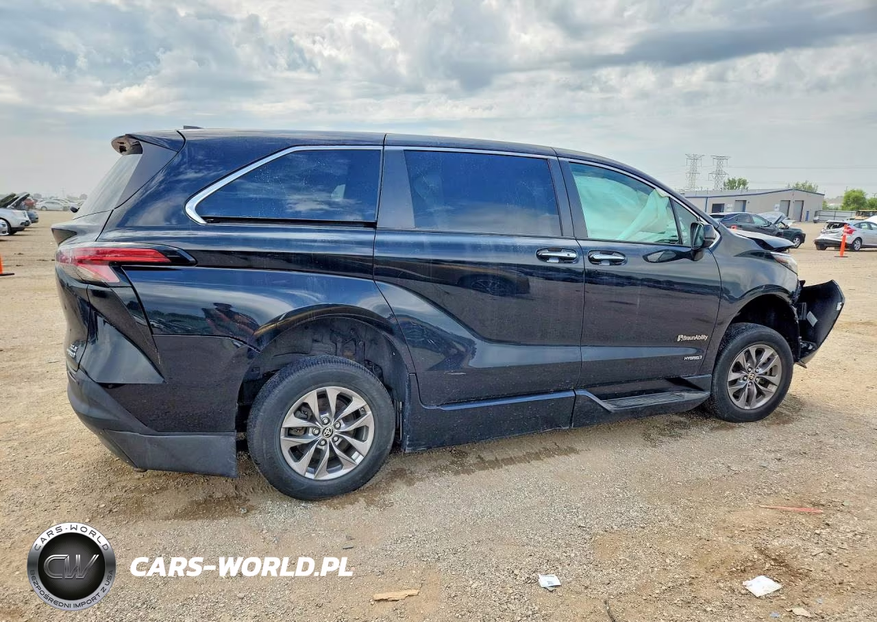 2021 Toyota Sienna Xle VIN:5TDYRKEC9MS047053 - 3