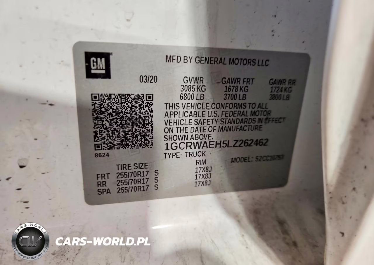 2020 Chevrolet Silverado C1500 VIN:1GCRWAEH5LZ262462 - 12