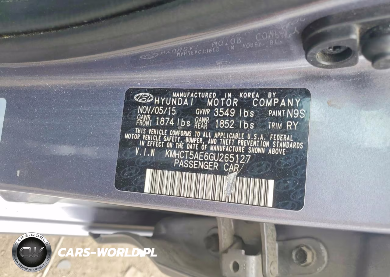 2016 Hyundai Accent Se VIN:KMHCT5AE6GU265127 - 12